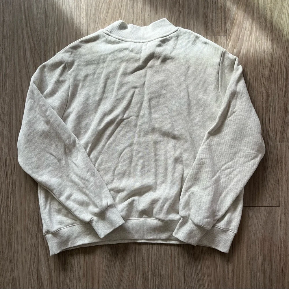 Parke x Set Active Gray Mockneck Sweatshirt (Size L/XL) - Picture 2 of 3